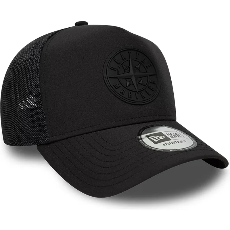 kepure-islenkta-juoda-snapback-a-frame-sport-seattle-mariners-mlb-new-era