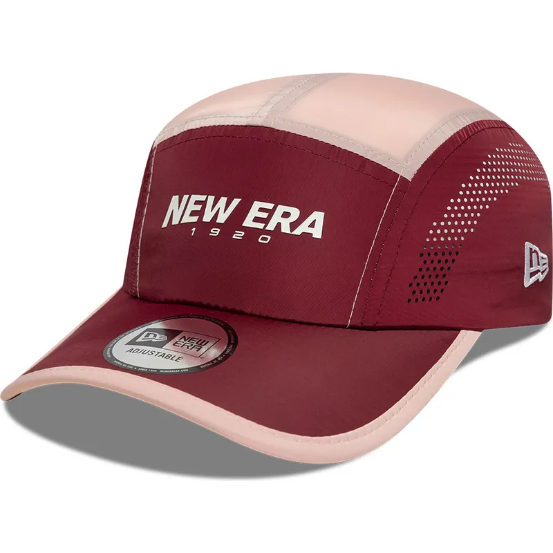 cap-islenkta-5-panel-red-adjustable-strap-runner-new-era