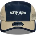 czapka-5-panel-zakrzywiona-granatowa-regulowana-runner-colour-block-new-era