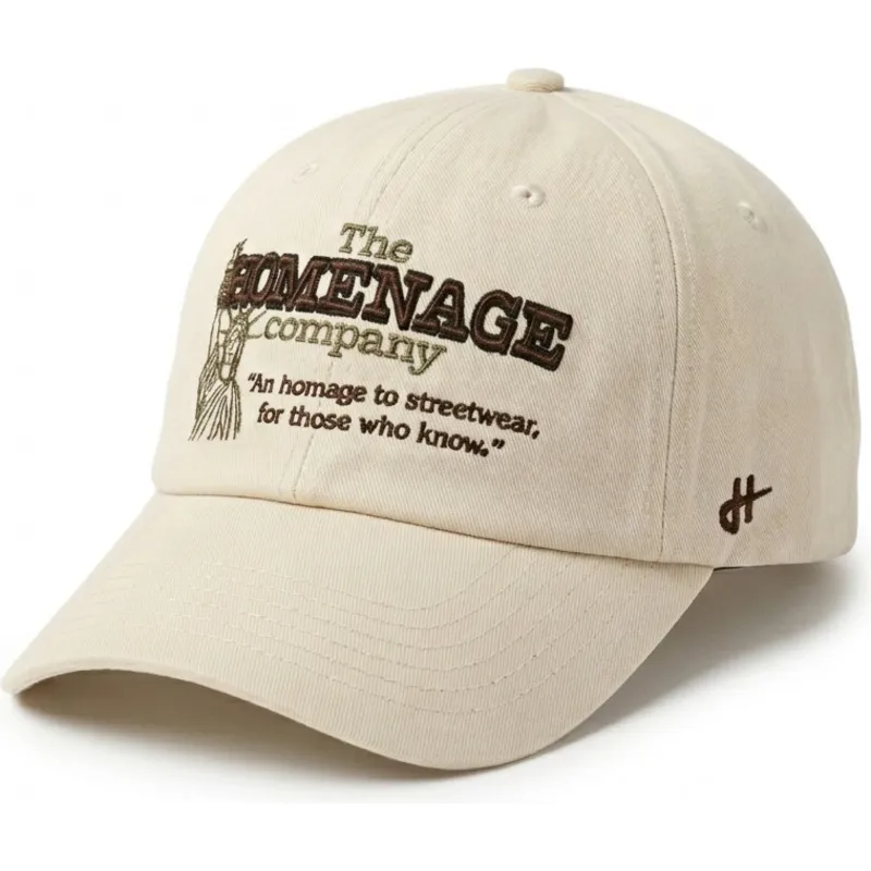 czapka-z-daszkiem-bezowa-regulowana-statue-just-kids-the-90s-od-homenage