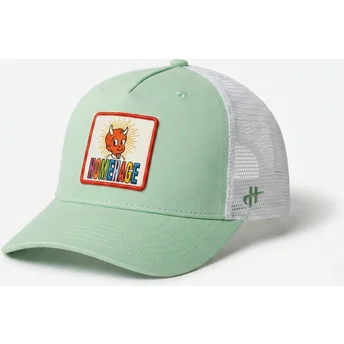 Homenage Childhood Fun The Trucker Light Green and White Trucker Hat