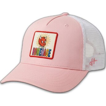 Cap išlenkta pink snapback The Trucker Homenage