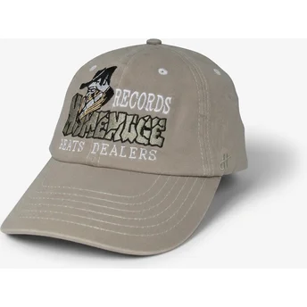 Czapka z daszkiem szara regulowana Records Music Shapes Identity The 90s od Homenage
