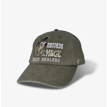 Czapka z daszkiem ciemnoszara regulowana Records Music Shapes Identity The 90s od Homenage