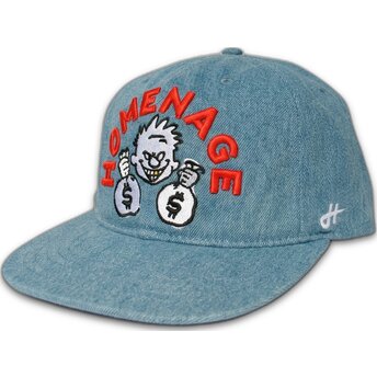 Cap plokščia blue snapback The Snap Homenage
