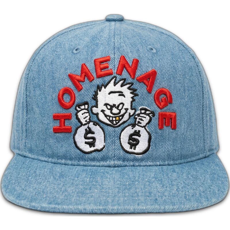 cap-plokscia-blue-snapback-the-snap-homenage cap-plokscia-blue-snapback-the-snap-homenage