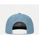 czapka-plaska-niebieska-snapback-denim-money-music-shapes-identity-the-snap-od-homenage