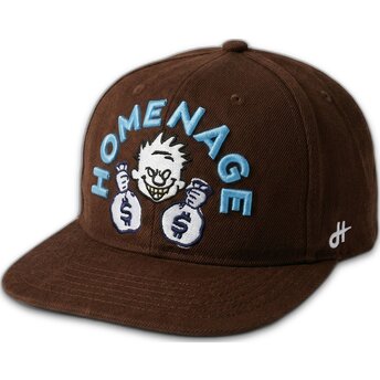 Kepurė plokščia ruda snapback Money Music Shapes Identity The Snap Homenage