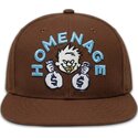 cap-plokscia-brown-snapback-the-snap-homenage