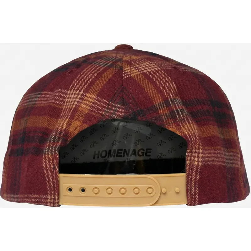 wielokolorowa-czapka-z-zakrzywionym-daszkiem-snapback-plaid-club-sport-the-ball-od-homenage