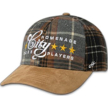 Kepurė išlenkta įvairiaspalvis snapback Plaid Players Sport The Ball Homenage