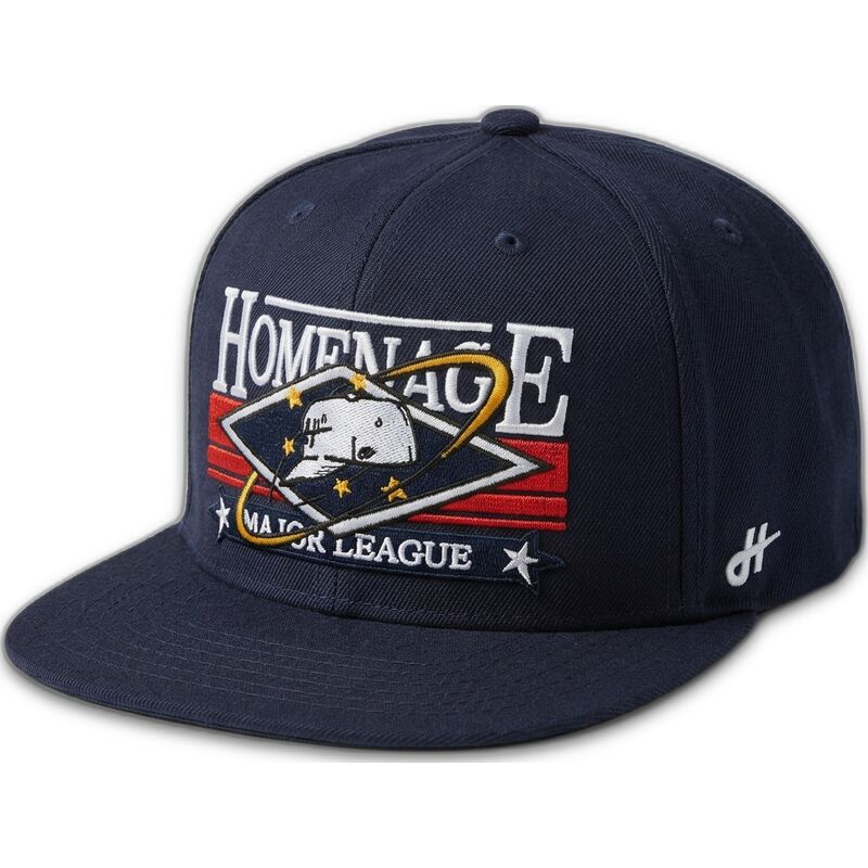 cap-plokscia-navy-blue-snapback-the-snap-homenage cap-plokscia-navy-blue-snapback-the-snap-homenage