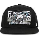 kepure-plokscia-juoda-snapback-game-sport-the-snap-homenage