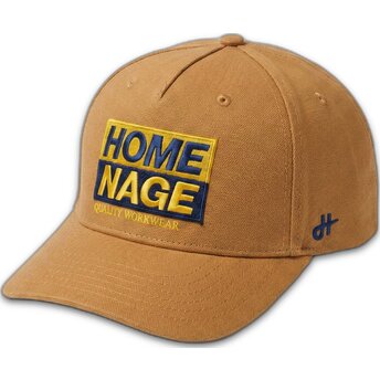 Kepurė išlenkta ruda snapback Decker Workwear The Retro Homenage