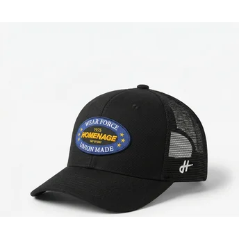 Czapka trucker czarna Union Workwear The Trucker od Homenage