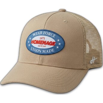 Kepurė išlenkta smėlio snapback The Trucker Union Workwear The Homenage
