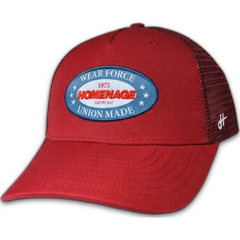 Cap išlenkta red snapback The Trucker Homenage