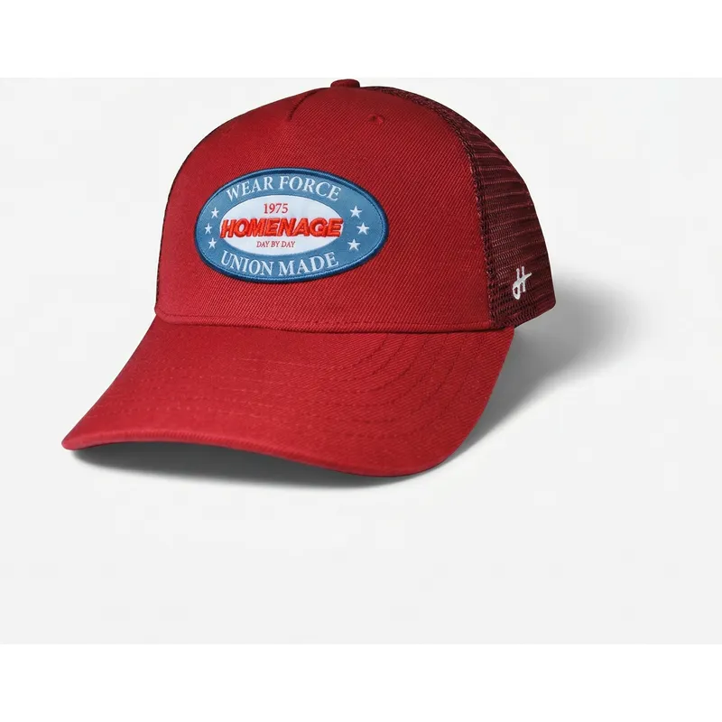 gorra-trucker-roja-union-workwear-the-trucker-de-homenage