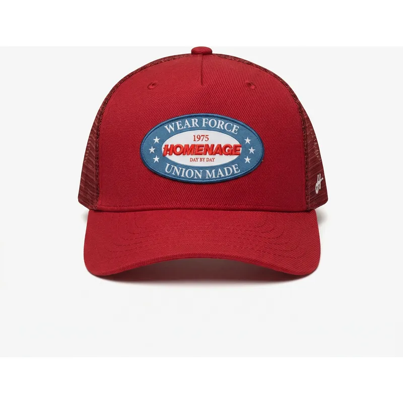 czerwona-czapka-trucker-union-workwear-the-trucker-od-homenage