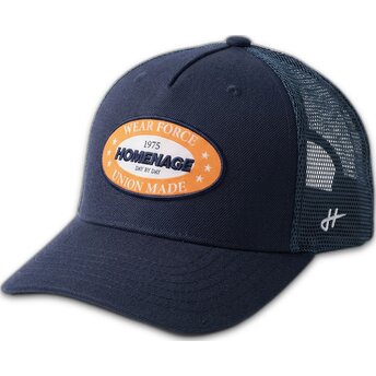 Kepurė išlenkta vilkikas tamsiai mėlyna snapback The Trucker Homenage