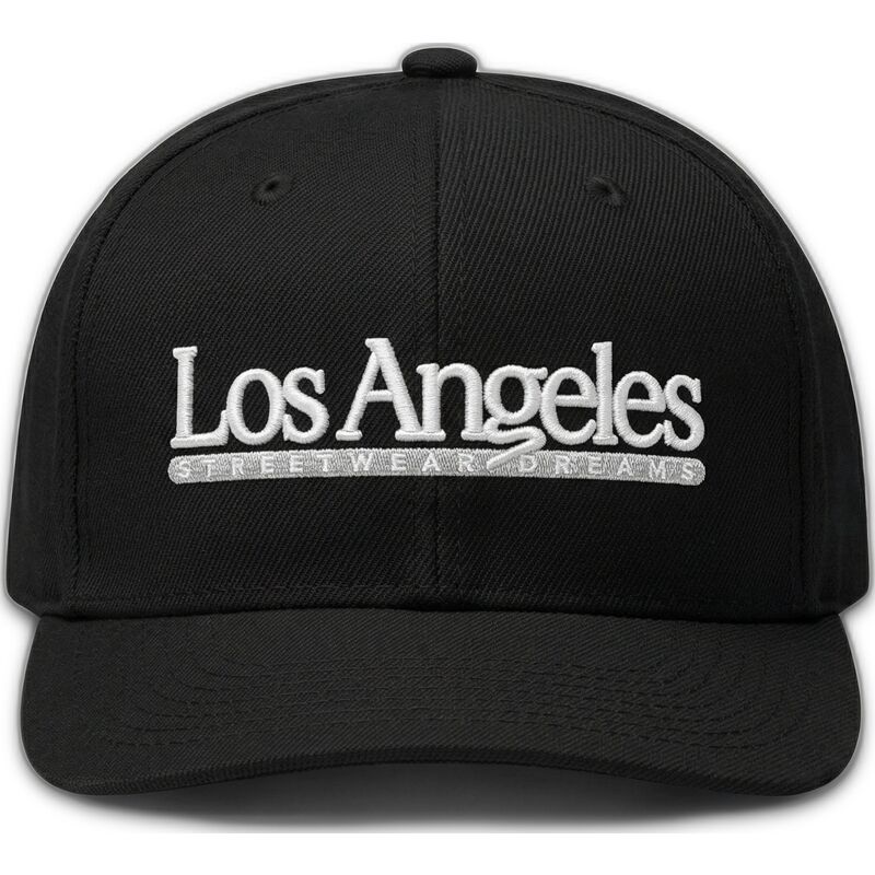 kepure-plokscia-juoda-snapback-los-angeles-skylines-the-snap-homenage