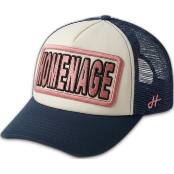 Kepurė išlenkta vilkikas tamsiai mėlyna snapback The Trucker Vintage Childhood Fun The Homenage
