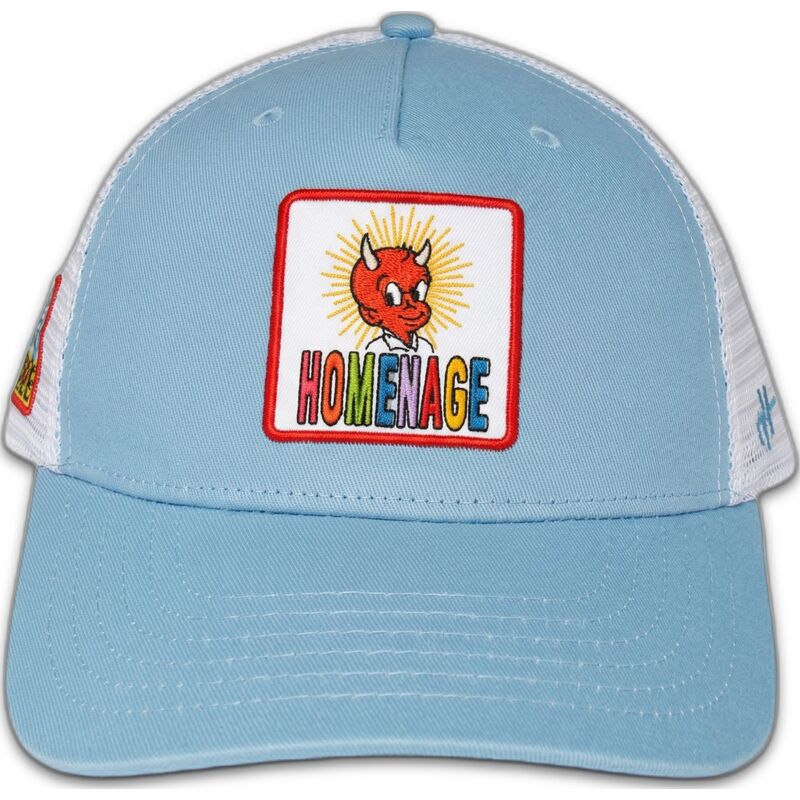kepure-islenkta-melyna-snapback-the-trucker-childhood-fun-the-homenage