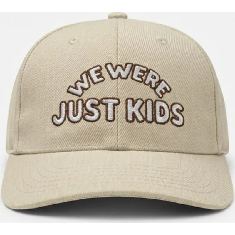 czapka-z-daszkiem-bezowa-snapback-just-kids-the-retro-od-homenage