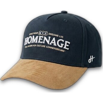 Kepurė išlenkta tamsiai mėlyna snapback marrón Vintage Liberty Sport The Retro Homenage