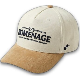 Cap išlenkta beige snapback The Retro Homenage