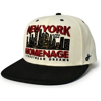 Cap plokščia beige snapback The Snap Homenage
