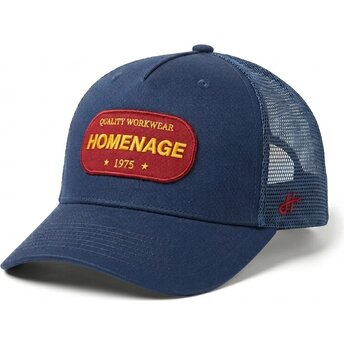 Kepurė išlenkta vilkikas tamsiai mėlyna snapback The Trucker Work 1975 Workwear The Homenage