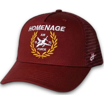 Cap išlenkta red snapback The Trucker Homenage