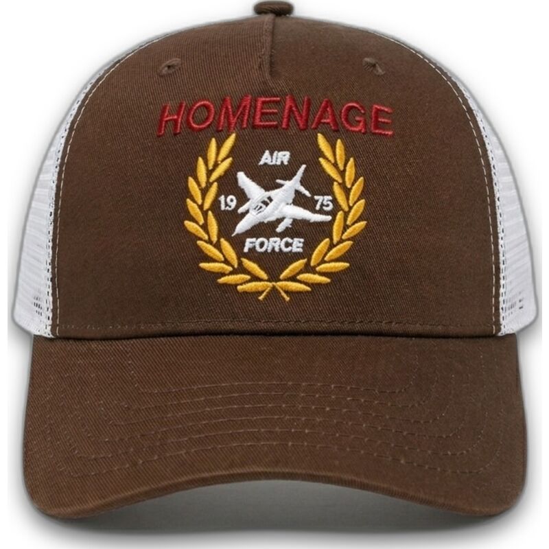 kepure-islenkta-vilkikas-ruda-snapback-the-trucker-jet-military-surplus-the-homenage