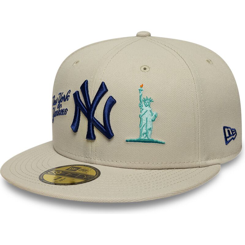 gorra-plana-beige-ajustada-con-logo-azul-marino-59fifty-city-icon-de-new-york-yankees-de-new-era