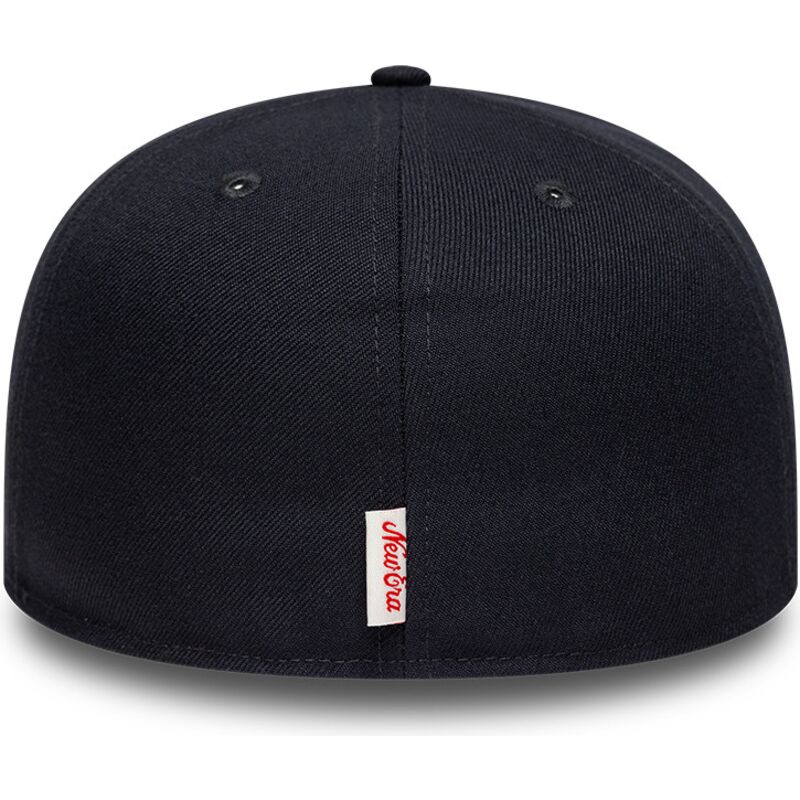 kepure-plokscia-tamsiai-melyna-priglundanti-59fifty-oval-patch-new-era