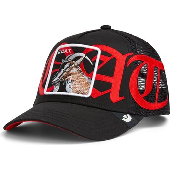 Kepurė išlenkta vilkikas juoda snapback cabra Old English Goat The Farm The Farm de Goorin Bros.