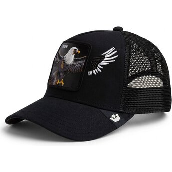 Czapka trucker czarna orzeł Wings Free The Farm od Goorin Bros.