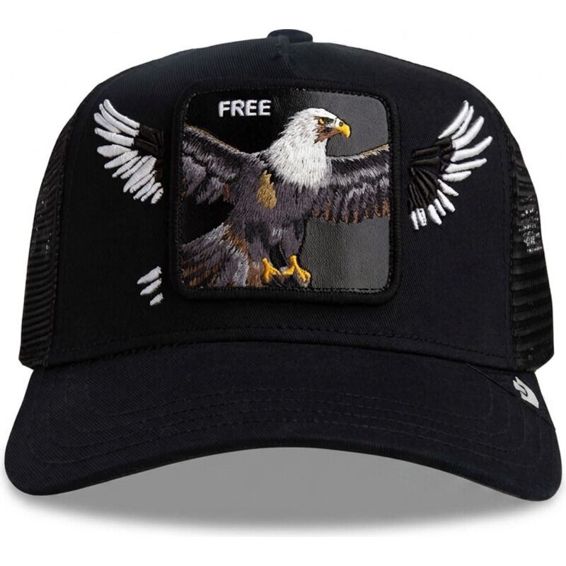 kepure-islenkta-vilkikas-juoda-snapback-aguila-wings-free-the-farm-the-farm-de-goorin-bros