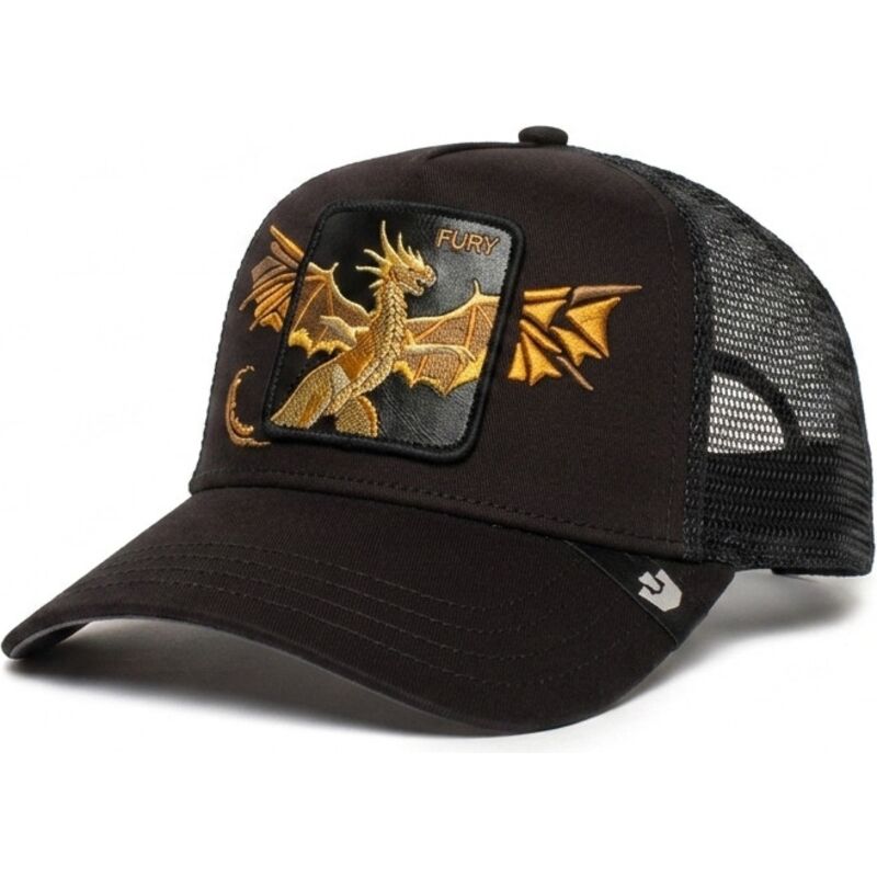 czapka-trucker-czarna-smok-wings-fury-the-farm-od-goorin-bros
