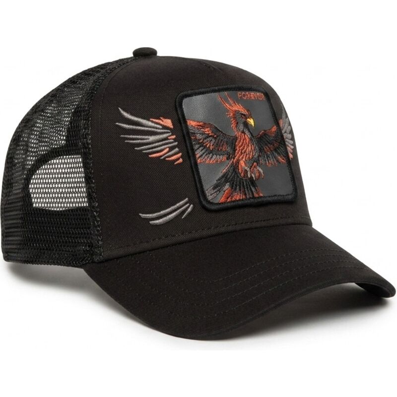 czapka-trucker-czarna-feniks-wings-forever-the-farm-od-goorin-bros