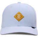 niebieska-zakrzywiona-czapka-regulowana-z-zoltym-logo-truefit-oxfordcontra-od-djinns