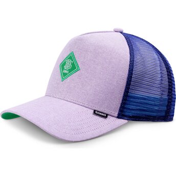 Czapka trucker fioletowa z zielonym logo HFT OxfordContra od Djinns