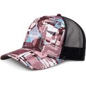 kepure-islenkta-raudona-snapback-hft-patternabstract-djinns