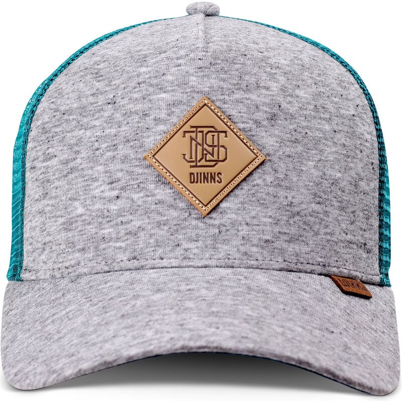 czapka-trucker-szara-i-niebieska-hft-colourmelange-od-djinns
