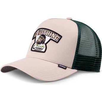 Czapka trucker khaki i zielona HFT Do Nothing Club Gorilla od Djinns