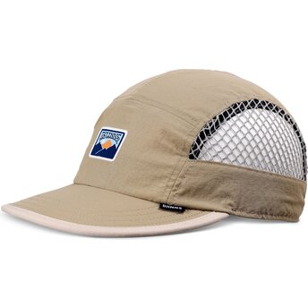 Czapka trucker płaska beżowa regulowana Soft BigNet Mountain od Djinns