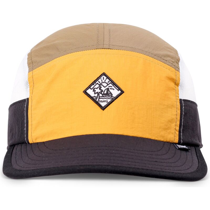 czapka-plaska-wielokolorowa-regulowana-soft-mobesea-mustard-od-djinns