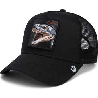 Czapka trucker czarna wąż The Vicious Snake Core Combo The Farm od Goorin Bros.