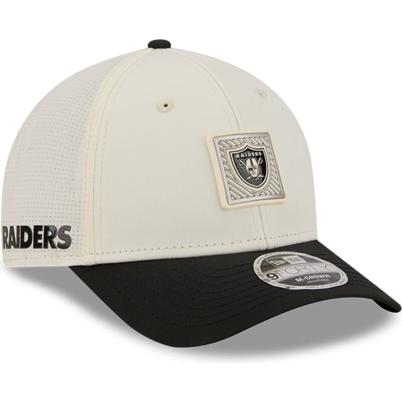 cap-islenkta-beige-snapback-9forty-m-crown-training-pack-2026-las-vegas-raiders-nfl-new-era